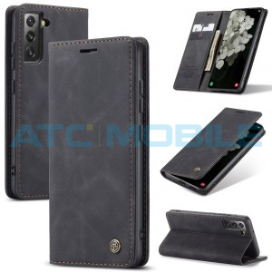 Pouzdro CaseMe Magnetic Book Samsung Galaxy S22+ 5G (SM-S906B) čern&eacute;