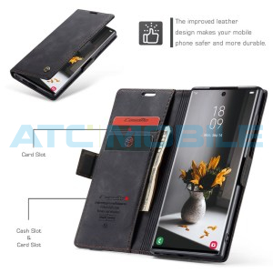 Pouzdro CaseMe Book Samsung Galaxy S24 Ultra 5G (SM-S928B) čern&eacute;