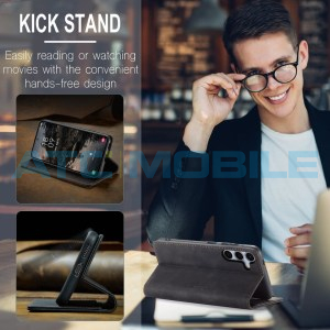 Pouzdro CaseMe Book Samsung Galaxy S25+ 5G (SM-S936B) čern&eacute;