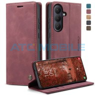Pouzdro CaseMe Book Samsung Galaxy S26 5G (SM-S941B) červen&eacute;