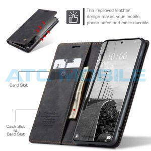 Pouzdro CaseMe Book Redmi Note 15 4G/5G čern&eacute;