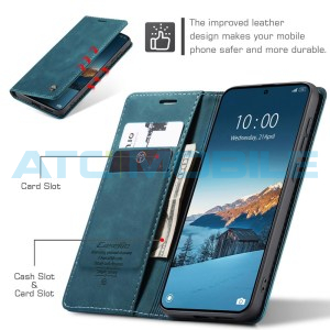 Pouzdro CaseMe Book Redmi Note 15 Pro 4G modr&eacute;