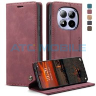 Pouzdro CaseMe Book Redmi Note 15 Pro 4G červen&eacute;