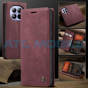 Pouzdro CaseMe Book Redmi Note 15 Pro 4G červen&eacute;