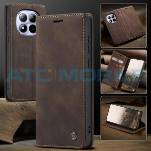 Pouzdro CaseMe Book Redmi Note 15 Pro 5G tm. hněd&eacute; (Coffee)