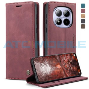 Pouzdro CaseMe Book Redmi Note 15 Pro 5G červen&eacute;