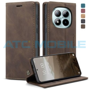 Pouzdro CaseMe Book Redmi Note 15 Pro+ 5G tm. hněd&eacute; (Coffee)