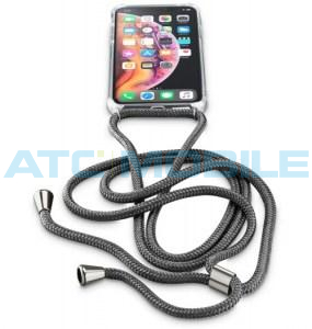 Cellularline Neck-Case s růžovou &scaron;ňůrkou na krk pro Apple iPhone 11 Pro Max