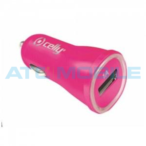 CELLY USB autonab&iacute;ječka (1A) růžov&aacute;