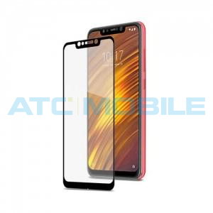 Celly Full Glass Xiaomi Pocophone F1, čern&eacute;