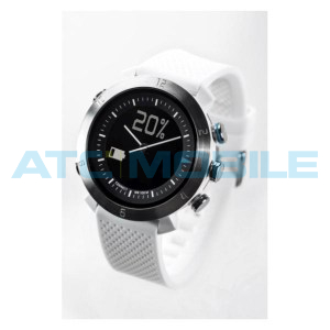 Bluetooth hodinky COGITOwatch 2.0 Classic White Alpine, b&iacute;lostř&iacute;brn&eacute;