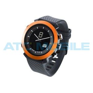 Bluetooth hodinky COGITOwatch 2.0 Classic Clockwork Orange, černooranžov&eacute;