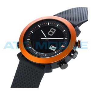 Bluetooth hodinky COGITOwatch 2.0 Classic Clockwork Orange, černooranžov&eacute;