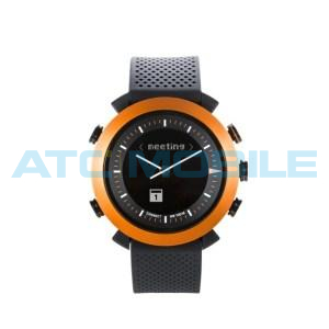 Bluetooth hodinky COGITOwatch 2.0 Classic Clockwork Orange, černooranžov&eacute;
