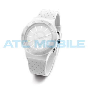 Bluetooth hodinky COGITOwatch 3.0 Pop White Crisp, b&iacute;l&eacute;