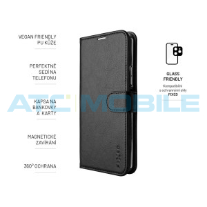 Pouzdro Fixed Opus Samsung Galaxy A34 5G (SM-A346) otev&iacute;rac&iacute;, čern&eacute;