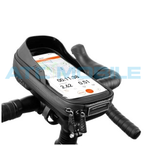 Pouzdro FIXED Bikee Bag 2 univerz&aacute;ln&iacute; na ř&iacute;d&iacute;tka, čern&eacute;