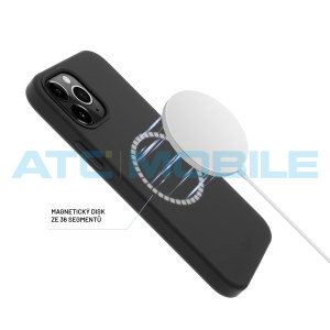 Zadn&iacute; kryt FIXED MagFlow s podporou Magsafe iPhone 12 Pro Max, modr&yacute;