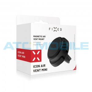 Magnetick&yacute; drž&aacute;k FIXED Icon Air Vent Mini do ventilace, čern&yacute;