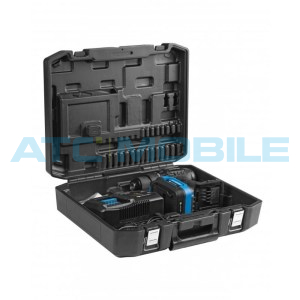Set aku př&iacute;klepov&yacute; vrtac&iacute; &scaron;roubov&aacute;k H&ouml;gert 18V (HT2E220-0DD) + nab&iacute;ječka HT2E242-C60 + aku 2Ah HT2E2