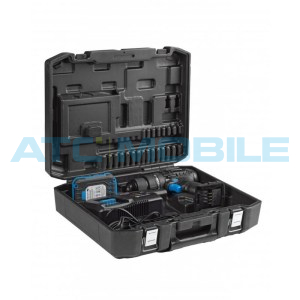 Set aku př&iacute;klepov&aacute; vrtačka H&ouml;gert 18V (HT2E221-0PD) + nab&iacute;ječka HT2E242-C60 + alu HT2E239-A20