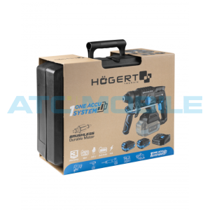 Set aku př&iacute;klepov&aacute; vrtačka s funkc&iacute; sek&aacute;n&iacute; (HT2E228) H&ouml;gert 18V + nab&iacute;ječka 4A + aku 2 x 4 Ah (HT2E2