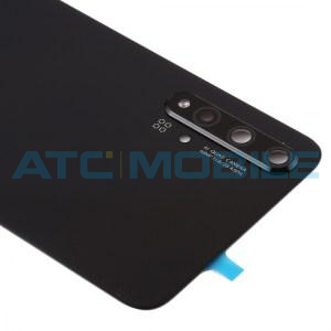Zadn&iacute; kryt Huawei Nova 5T (YAL-L21) čern&yacute; včetně skl&iacute;čka kamer, origin&aacute;ln&iacute;