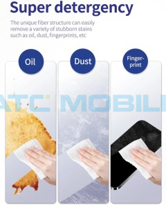 Nano čist&iacute;c&iacute; hadř&iacute;k Mechanic HK7090 Dust-free 10x10 cm (400ks)