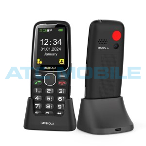 Mobiola MB4120 4G čern&aacute; + stoln&iacute; nab&iacute;ječka