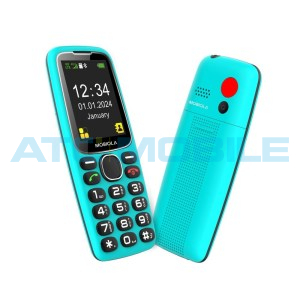 Mobiola MB4120 4G tyrkysov&aacute; + stoln&iacute; nab&iacute;ječka