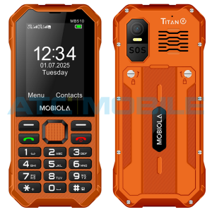 Mobiola MB510 TitanX oranžov&yacute; (4G, DualSIM, odoln&yacute;)
