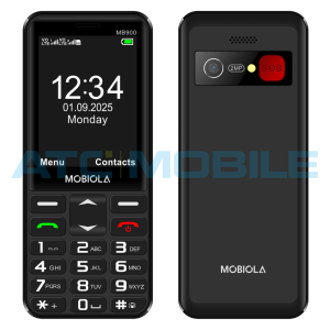 Mobiola MB900 4G Senior čern&yacute; + stoln&iacute; nab&iacute;ječka