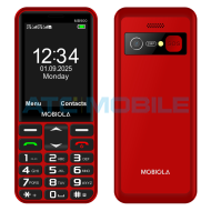 Mobiola MB900 4G Senior červen&yacute; + stoln&iacute; nab&iacute;ječka
