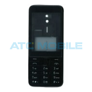 Předn&iacute;, středn&iacute;, zadn&iacute; kryt a kl&aacute;vesnice Nokia 230 čern&yacute;