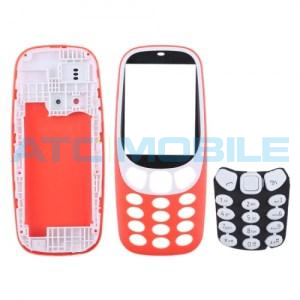 Předn&iacute;, zadn&iacute; kryt a kl&aacute;vesnice Nokia 3310 (2017) červen&yacute;