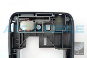 Středn&iacute; kryt Nokia E63 čern&yacute; včetně reproduktoru HF, origin&aacute;ln&iacute; - 0253381