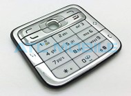Kl&aacute;vesnice telefonu Nokia N-73 barva stř&iacute;brn&aacute; (Silver Grey) 