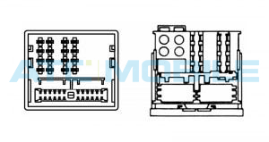 Adapt&eacute;r pro HF sadu ISO/Peugeot, Citroen, Fiat, Toyota