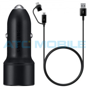 Samsung autonab&iacute;ječka EP-L1100WBE 15W Dual + kabel combo