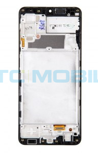 Displej + dotyk + kryt Samsung Galaxy A22 4G (SM-A225) čern&yacute;