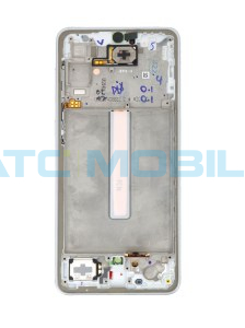 Displej + dotyk + kryt Samsung Galaxy A33 5G (SM-A336B) b&iacute;l&yacute; (Service Pack) - GH82-28143B / GH82-281