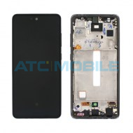 Displej + dotyk + kryt Samsung Galaxy A52 4G (SM-A525), A52 5G (SM-A526) čern&yacute; (Service Pack) - GH82