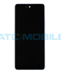 Displej + dotyk + kryt Samsung Galaxy A53 5G (SM-A536B) Awesome Blue - GH82-28024C (Service Pack)