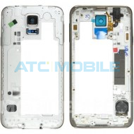 Středn&iacute; kryt včetně AV konektoru, vyzv&aacute;něc&iacute;ho reproduktoru telefonu Samsung Galaxy S5 (SM-G900F), ba
