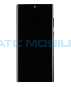 Displej + dotyk + r&aacute;m Samsung Galaxy S22 Ultra 5G (SM-S908B) čern&yacute; (Service Pack) - GH82-27488A