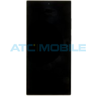 Displej + dotyk + r&aacute;m Samsung Galaxy S23 Ultra 5G (SM-S918B) čern&yacute; (Phantom Black) - GH82-30466A (Se