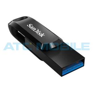 SanDisk Flash Disk Ultra Dual USB-C / USB-A 128GB čern&yacute; (USB 3.2)