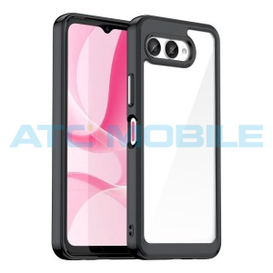 Shield4U kryt Acrylic Hybrid T Phone 3 5G (2025) čern&yacute;