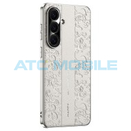 Shield4U kryt z PU kůže Cloud Dragon Samsung Galaxy S26 5G (SM-S941B) b&iacute;l&yacute;