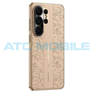 Shield4U kožen&yacute; kryt Cloud Dragon Samsung Galaxy S26 Ultra 5G (SM-S948B) zlat&yacute;